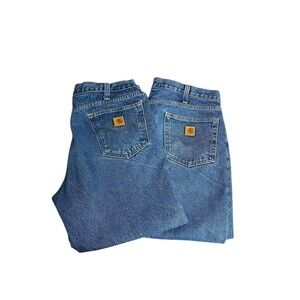 Carhartt Men’s Sz 38x30 Work Pants Bundle Of 2 Traditional/Relaxed Fit Jeans